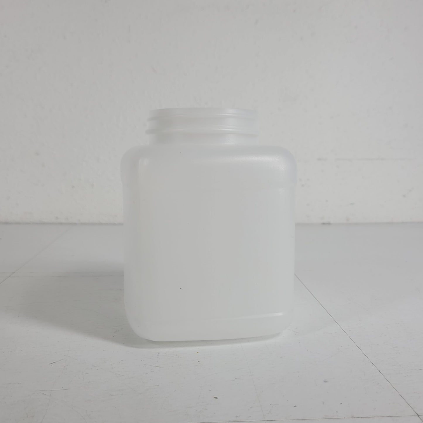 Lot Of 80 Clack 64 Oz Square Wide-Mouth HDPE Bottles 90 Grams Bottles Only