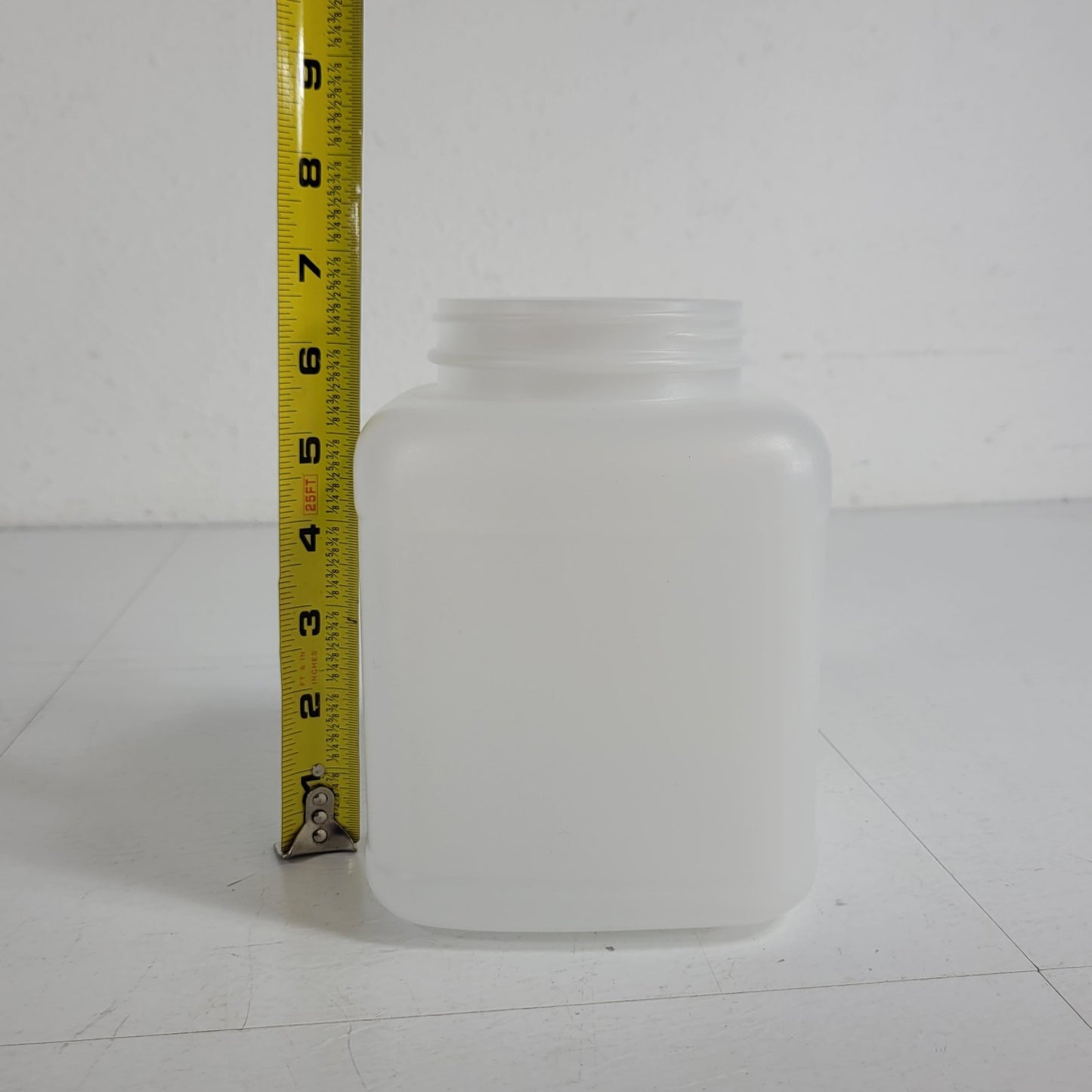 Lot Of 80 Clack 64 Oz Square Wide-Mouth HDPE Bottles 90 Grams Bottles Only
