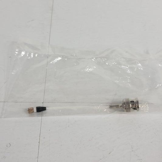 New BNC Male To 10-32 UNF Microdot Male Adapter Cable 4-1/2 Inches RF Crystal