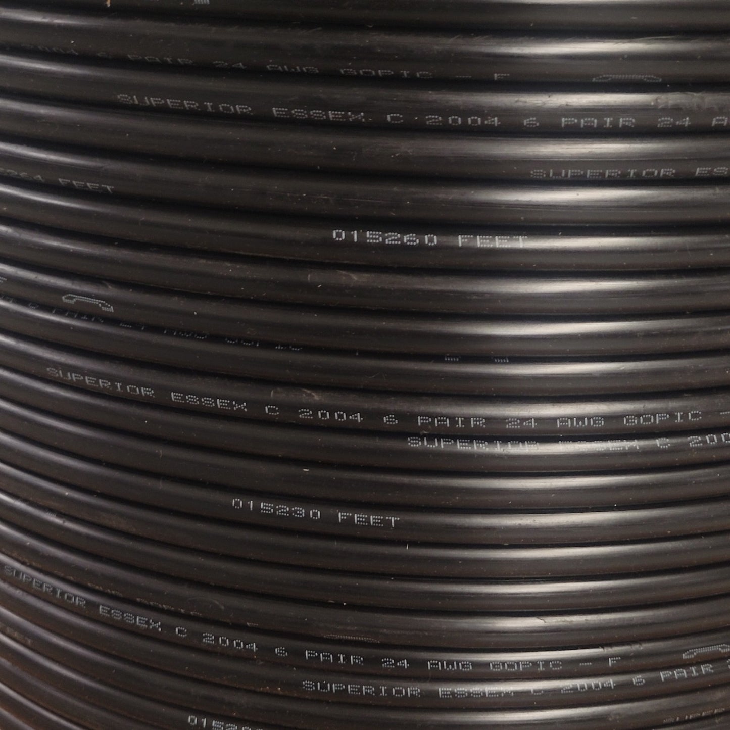PRICE PER FOOT- Superior Essex C 2004 6-Pair 24 AWG Gopic-F Communications Cable
