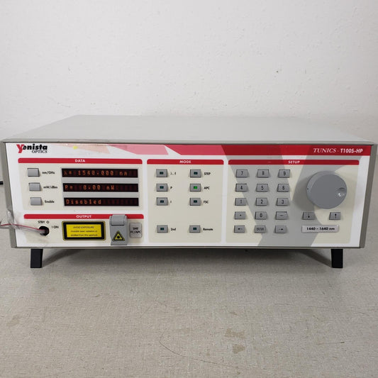 TESTED Yenista Tunics T100S-HP/SCL 1440-1640nm Infrared Precision Tunable Laser