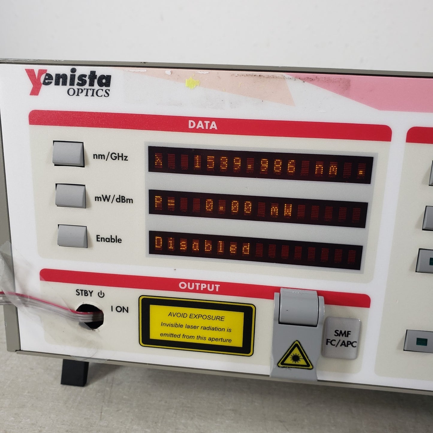 TESTED Yenista Tunics T100S-HP/SCL 1440-1640nm Infrared Precision Tunable Laser