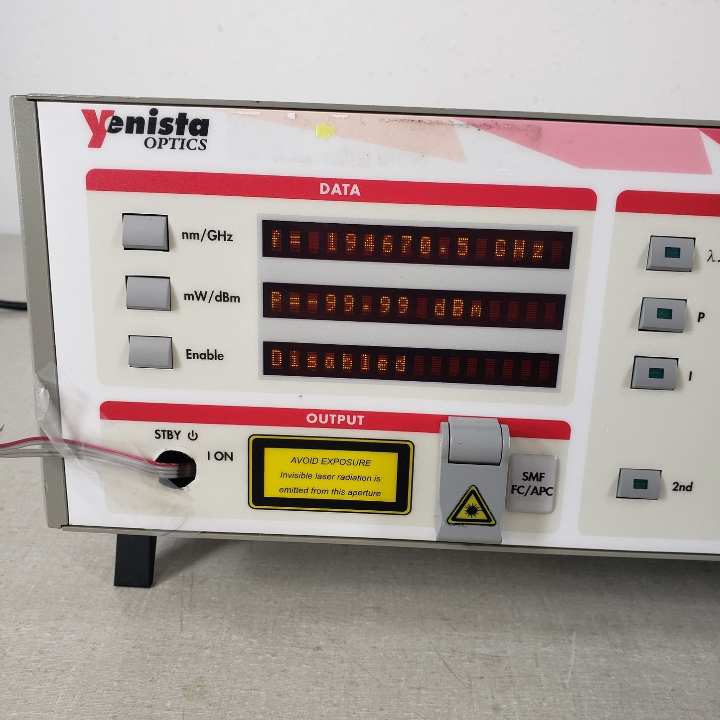 TESTED Yenista Tunics T100S-HP/SCL 1440-1640nm Infrared Precision Tunable Laser