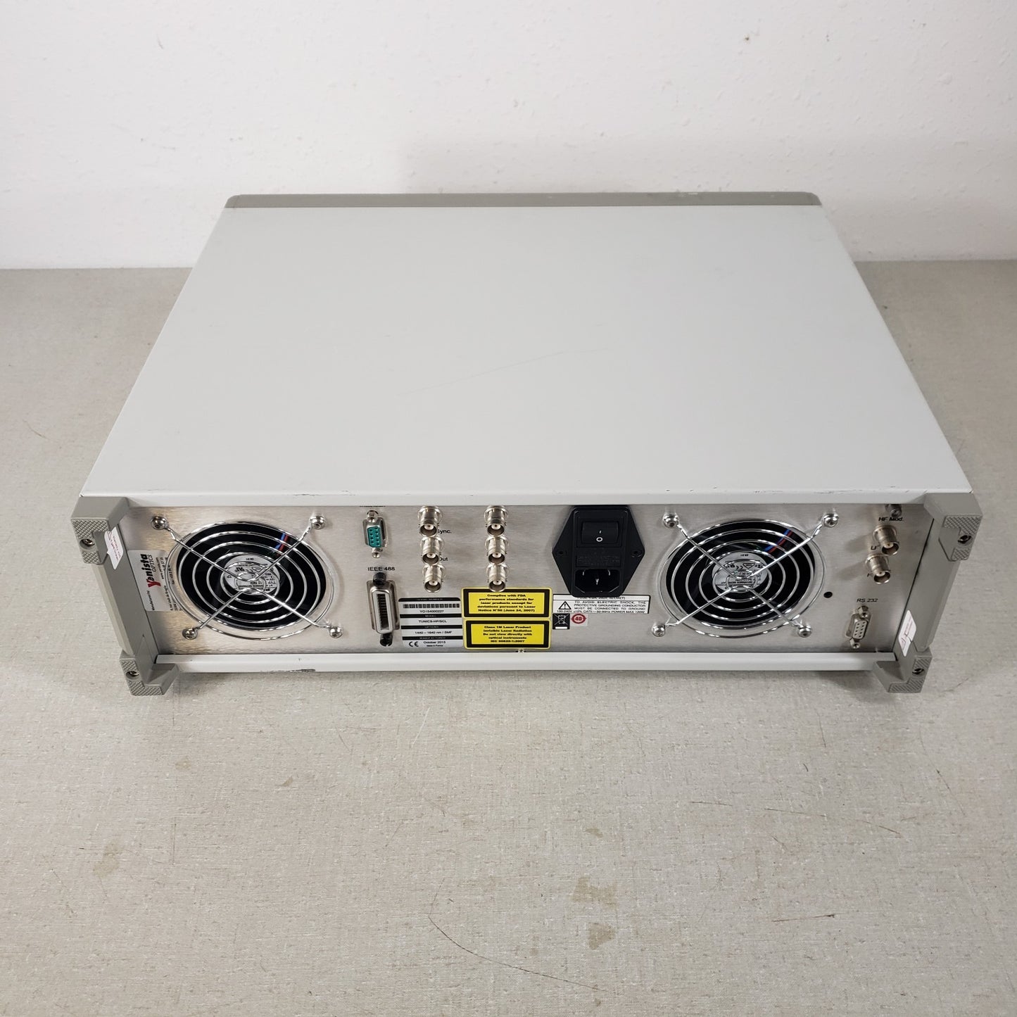 TESTED Yenista Tunics T100S-HP/SCL 1440-1640nm Infrared Precision Tunable Laser