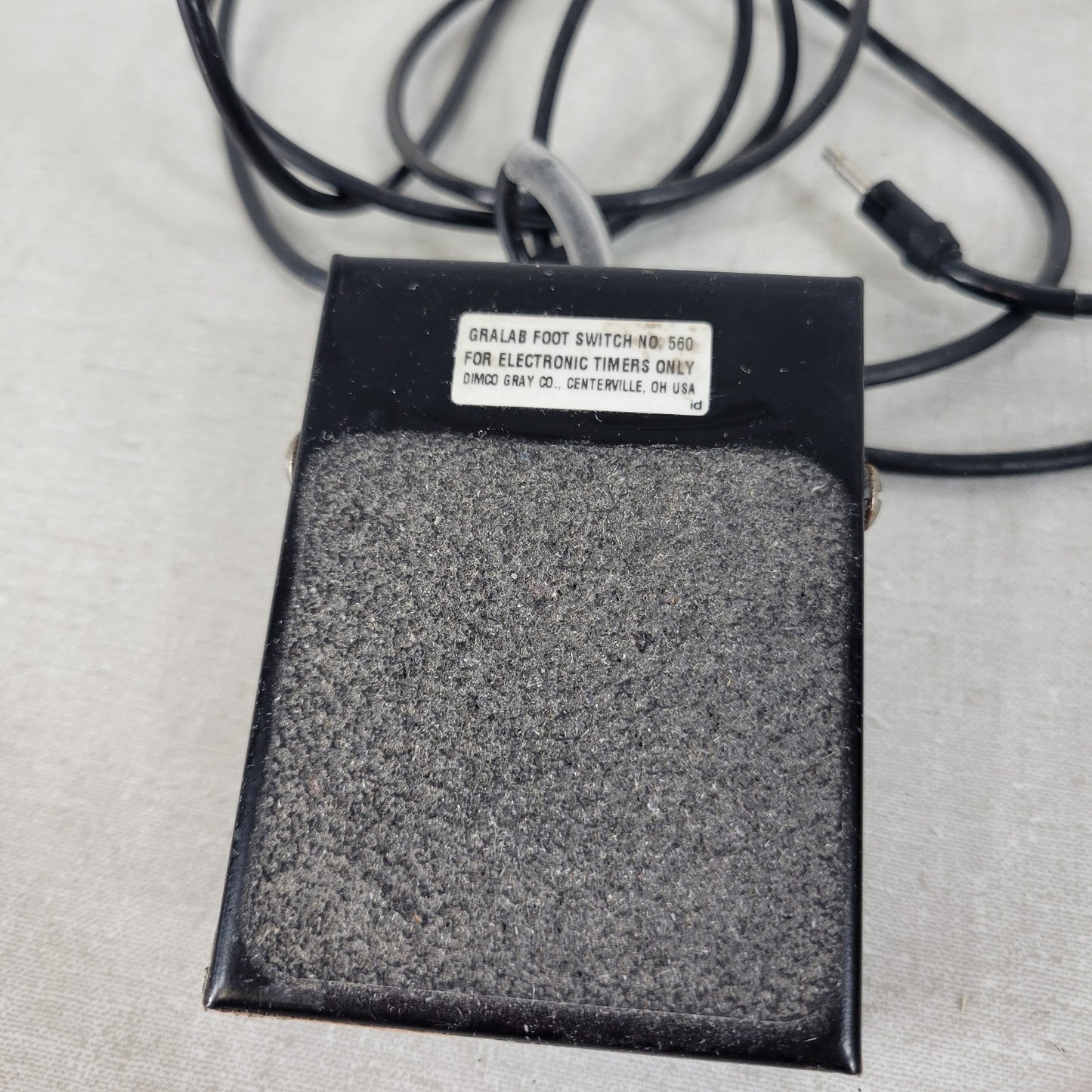 Gralab Foot Switch 560 For Electronic Timers Steel Case Skid Proof Base