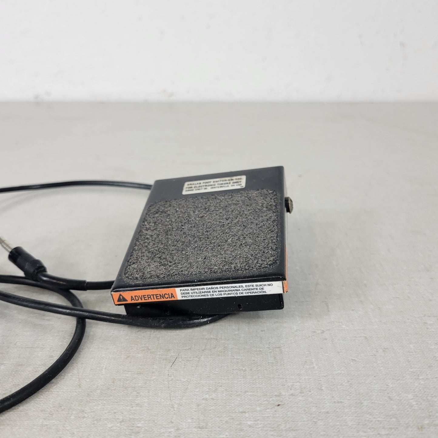 Gralab Foot Switch 560 For Electronic Timers Steel Case Skid Proof Base