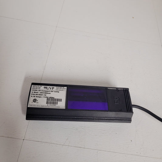 Tested UVP UVGL-25 UV Lamp Dual Wavelength 254/365nm 95-0021-12 .16A 4W
