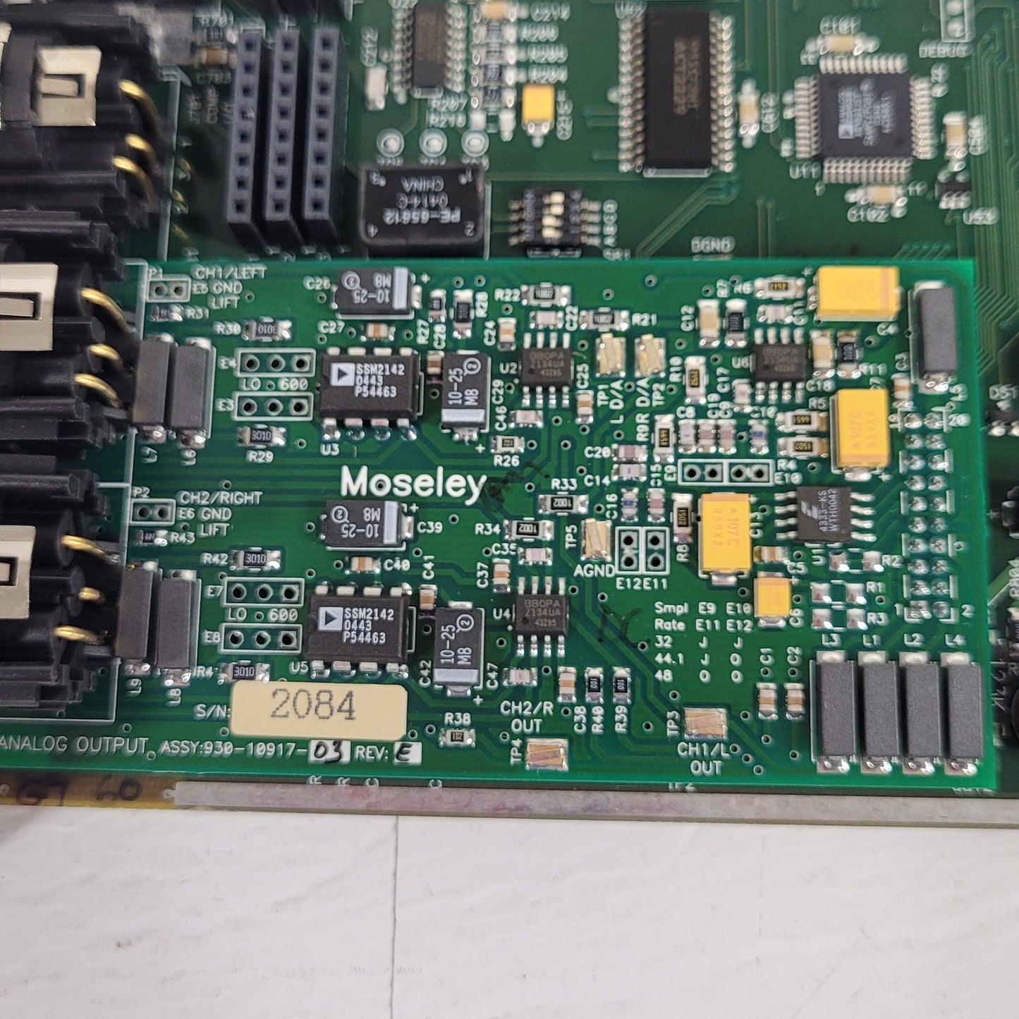 Moseley Source Decoder Audio DEC 930-10197-03 REV G 1920 For SL9003Q 2 Channel