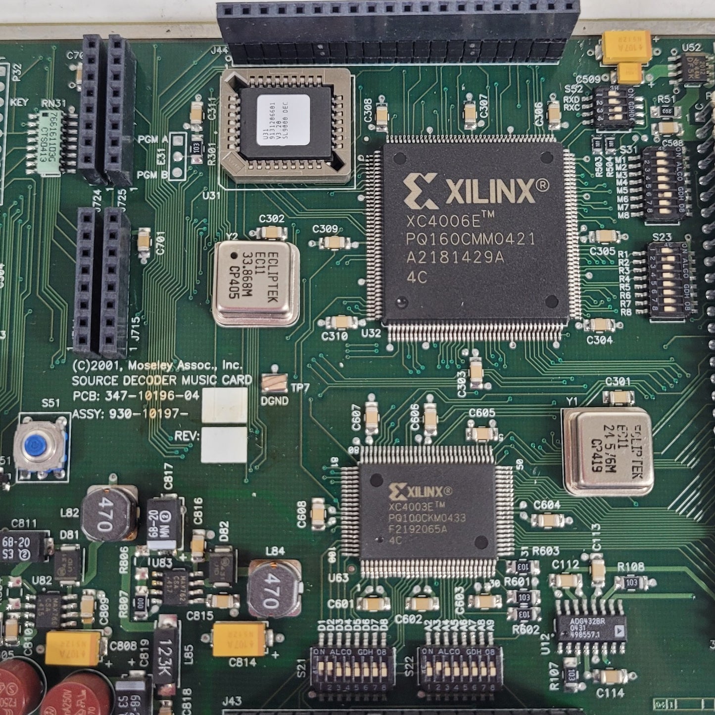 Moseley Source Decoder Audio DEC 930-10197-03 REV G 1920 For SL9003Q 2 Channel