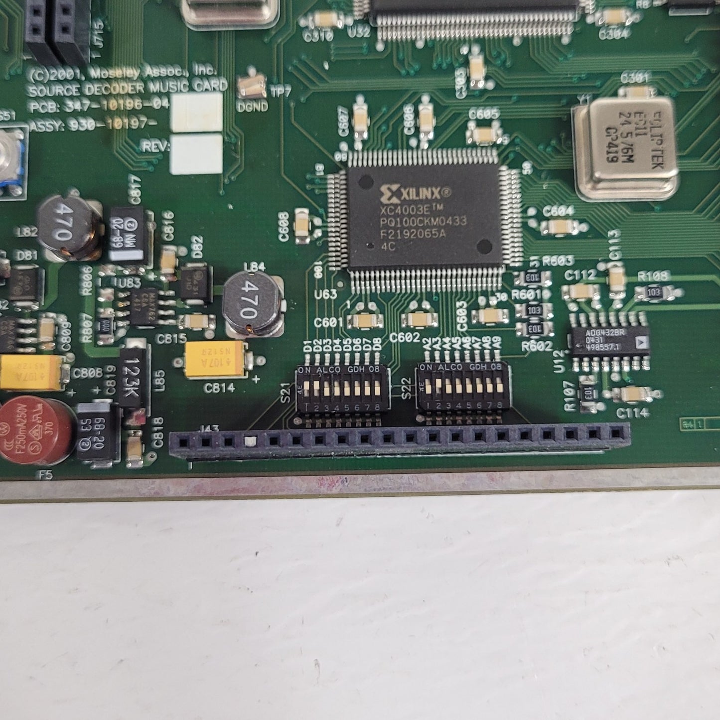 Moseley Source Decoder Audio DEC 930-10197-03 REV G 1920 For SL9003Q 2 Channel