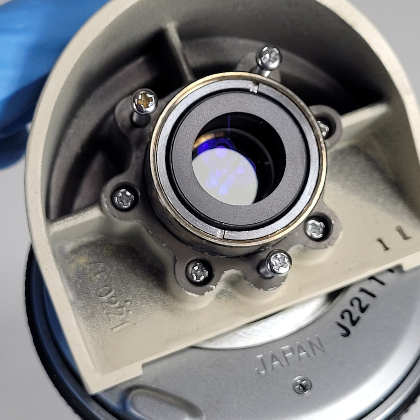 Olympus BH-2 BHTU Revolving Nosepiece Quintuple Turret w 2 Dust Cap Plugs J22111