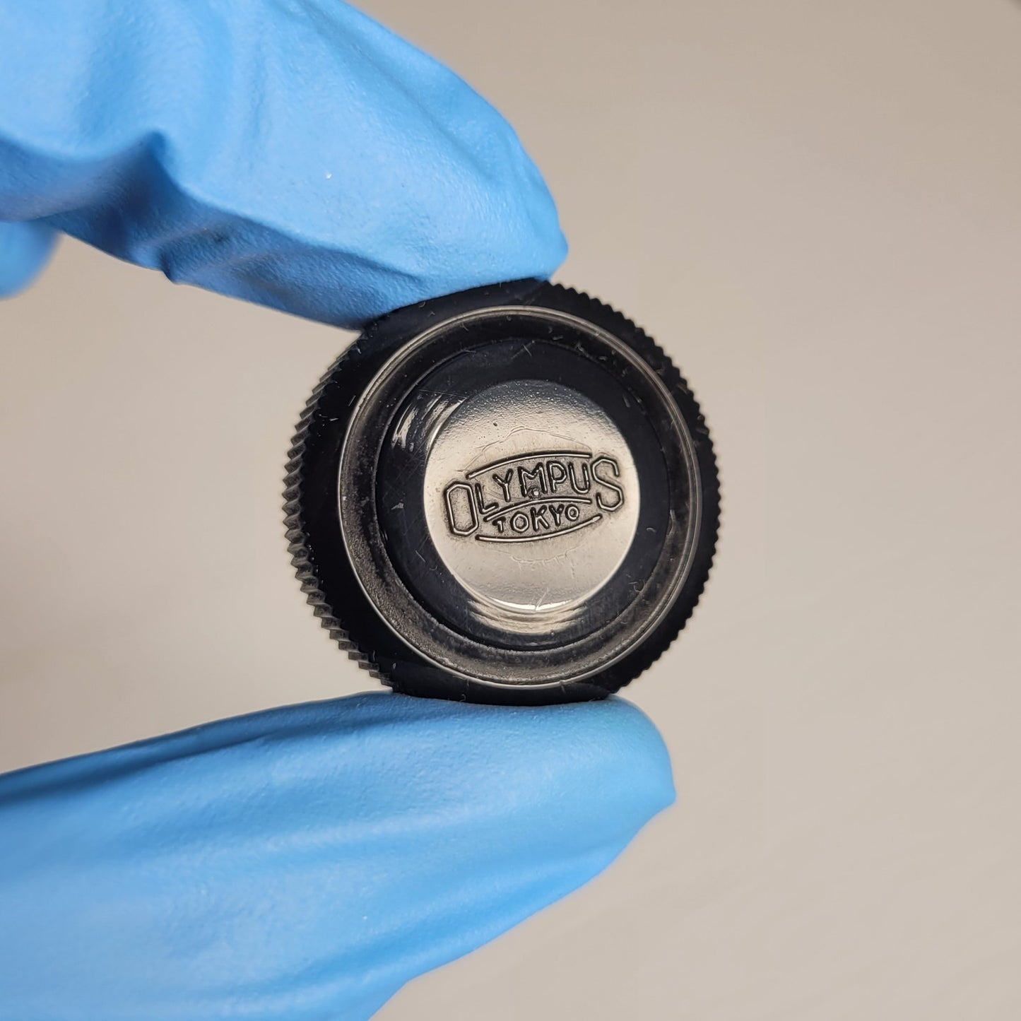 Olympus BH-2 BHTU Revolving Nosepiece Quintuple Turret w 2 Dust Cap Plugs J22111