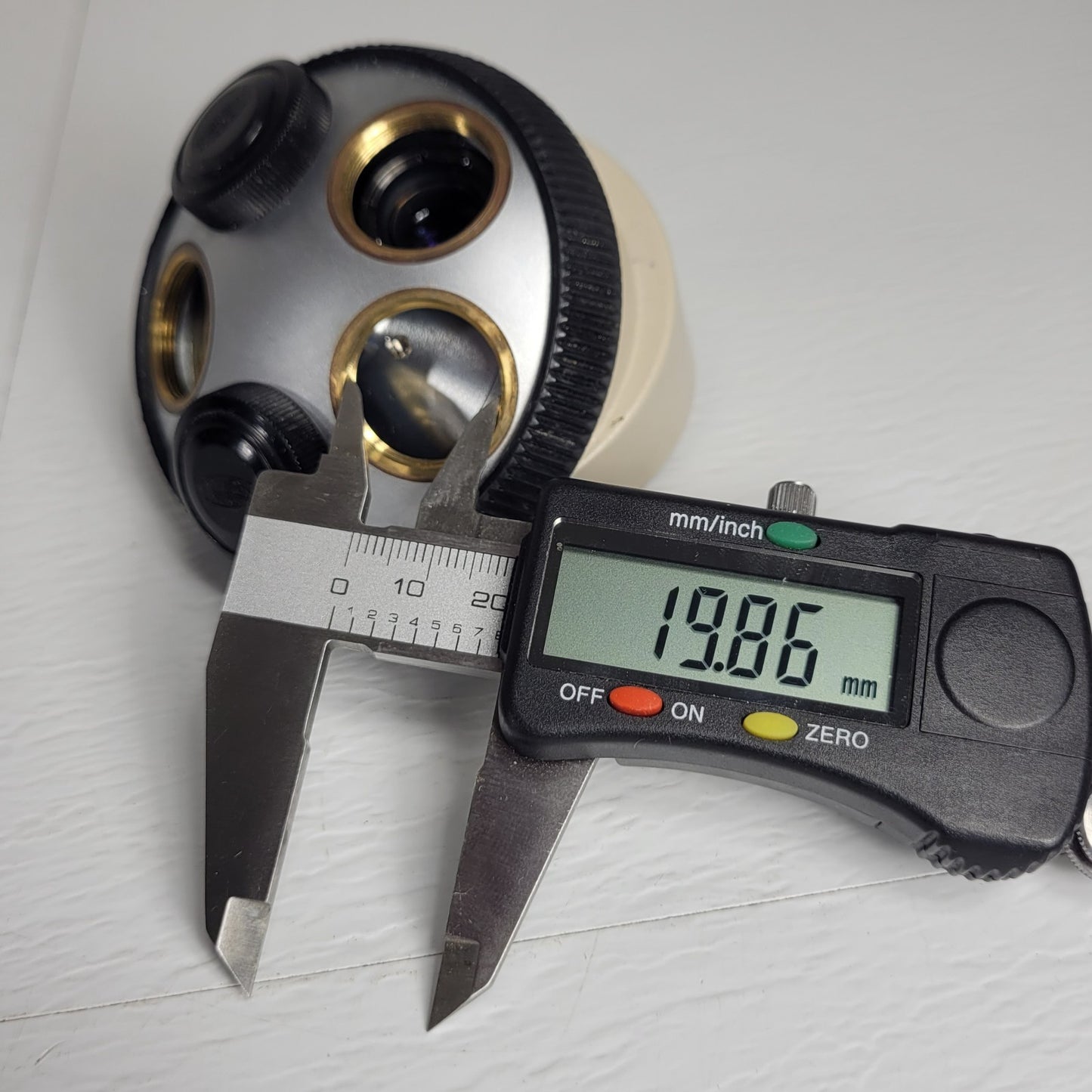 Olympus BH-2 BHTU Revolving Nosepiece Quintuple Turret w 2 Dust Cap Plugs J22111