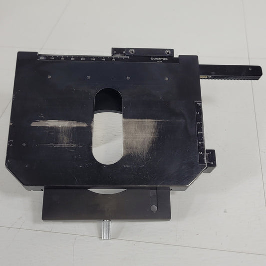 Tested Olympus BH-2 BHTU Microscope X-Y Translation Mechanical Stage AB0185