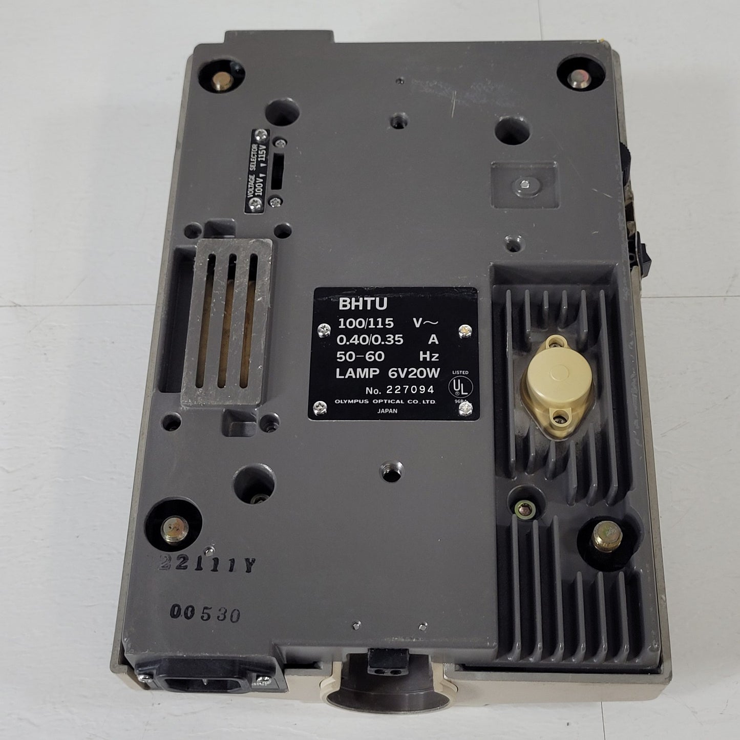 Tested Olympus BH-2 BHTU Microscope Brightness Adj Illumination Base 22111Y