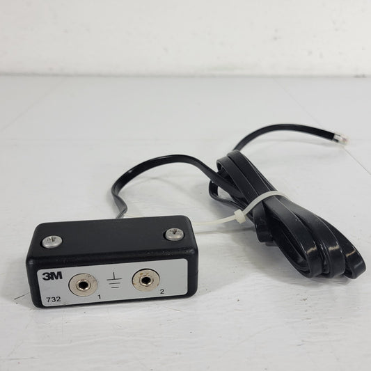 3M 732 Dual Remote ESD Wrist Strap Input Jack Kit for 724 Workstation Monitor