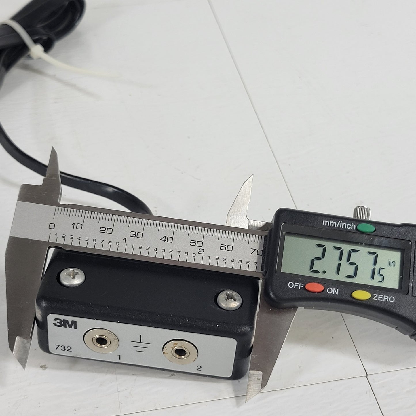 3M 732 Dual Remote ESD Wrist Strap Input Jack Kit for 724 Workstation Monitor