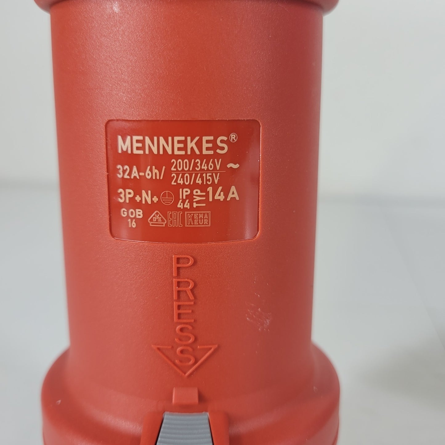Tested ZES Zimmer TM39 3-Phase Power Energy Meter Mennekes 14A 32A-6h 3451 Plug