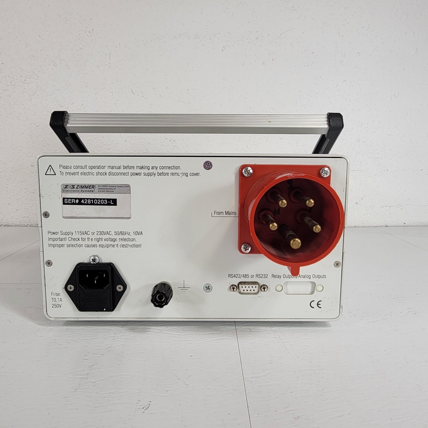 Tested ZES Zimmer TM39 3-Phase Power Energy Meter Mennekes 14A 32A-6h 3451 Plug