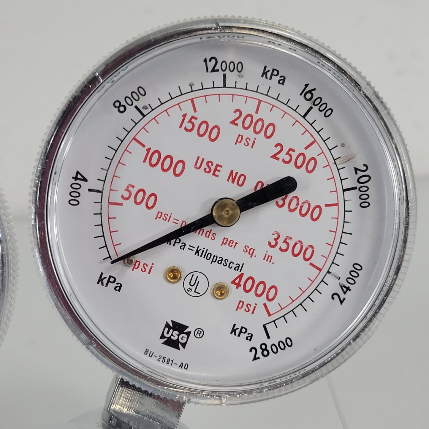OSC Compressed Gas Regulator GPT270-80-580-BV CGA-580 Fitting 3/8" Fitting