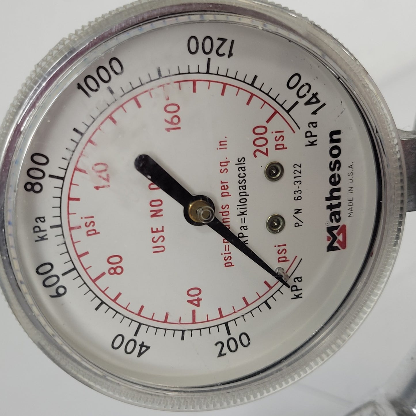 Matheson Gas Products Regulator 3104C-350 CGA-350 LMF 4373P Gauge Valve