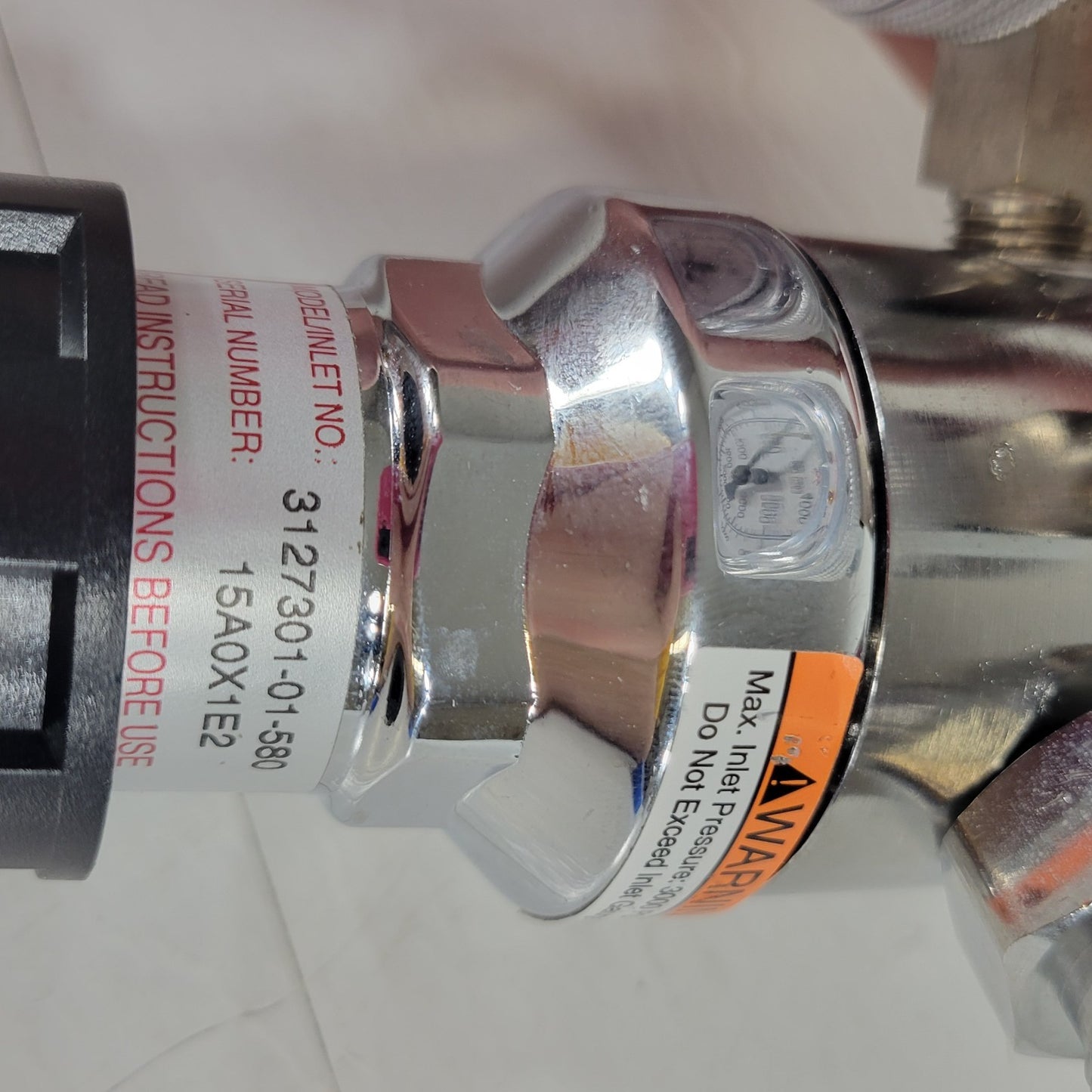Concoa Precision Gas Controls Regulator 3127301-01-580 CGA-580 3000 Psi Max
