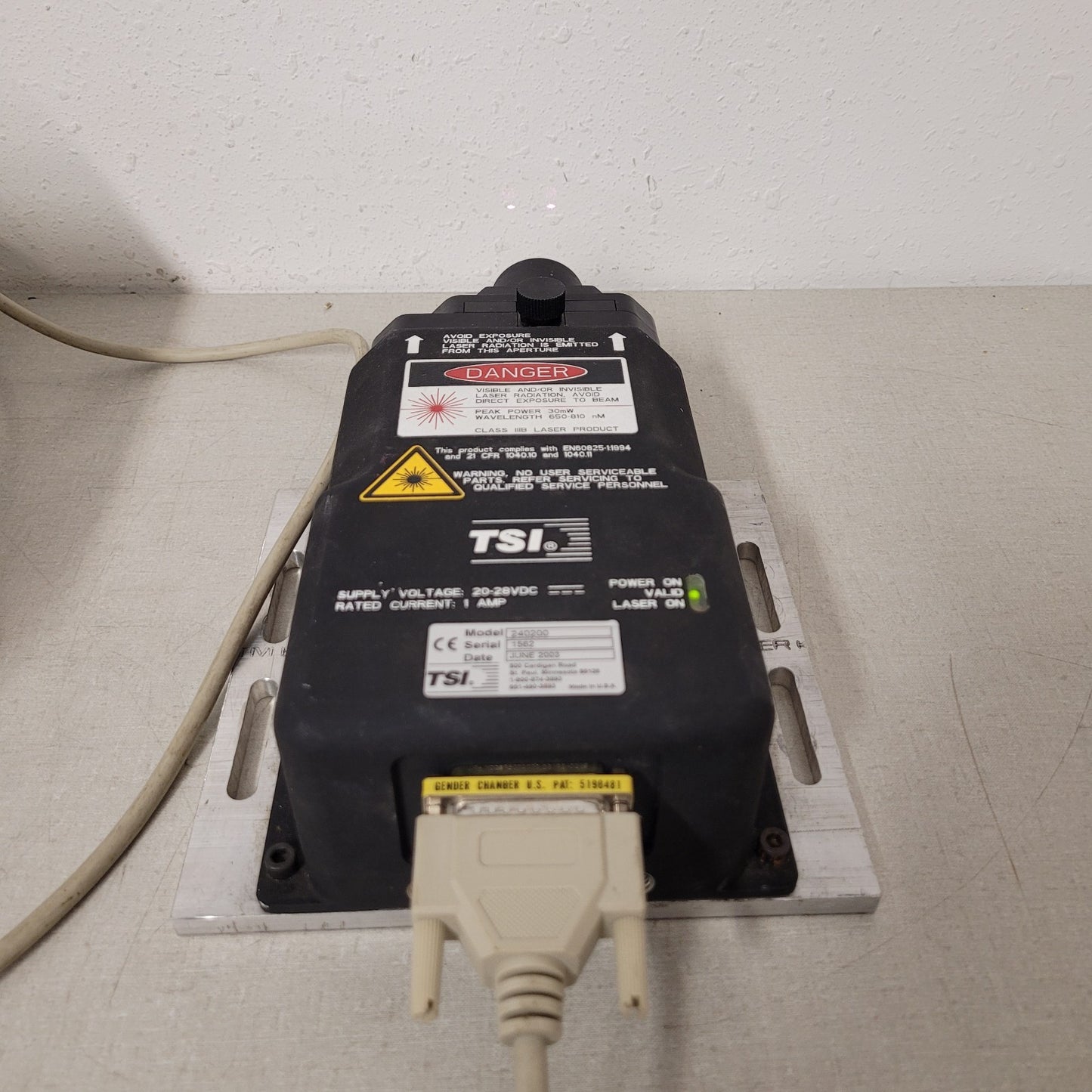 TSI Beta LaserMike NDC LS200 Laser Gauge Length Speed Measuring LaserSpeed 200