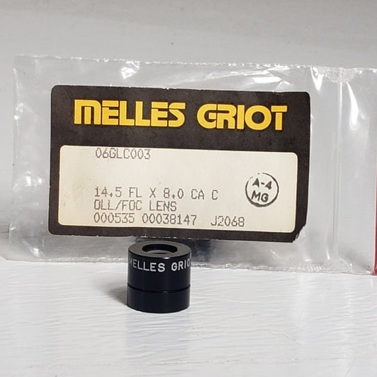 Melles Griot 06GLC003 FOC Precision Optical Laser Lens 14.5 FL X 8.0 CA