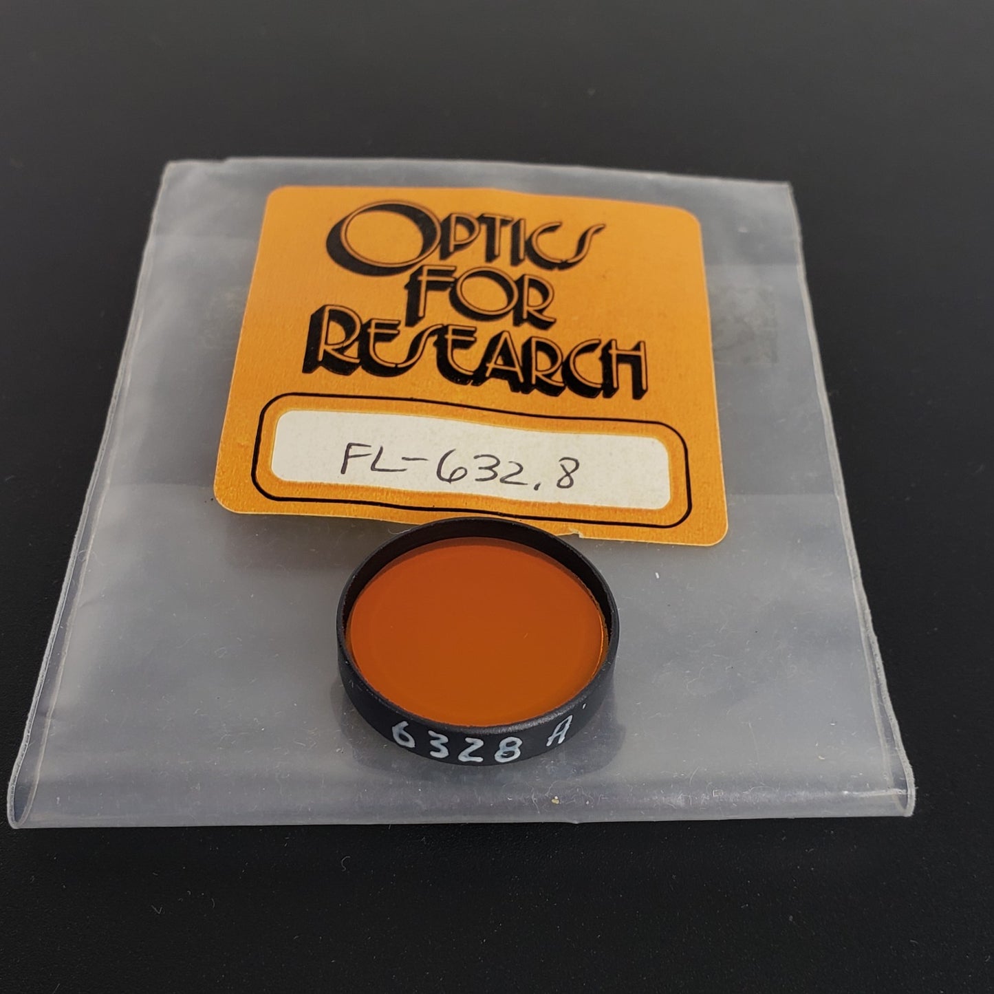Optics For Research FL-6328 A 25mm Dia Lens For Laser Applications 632.8nm