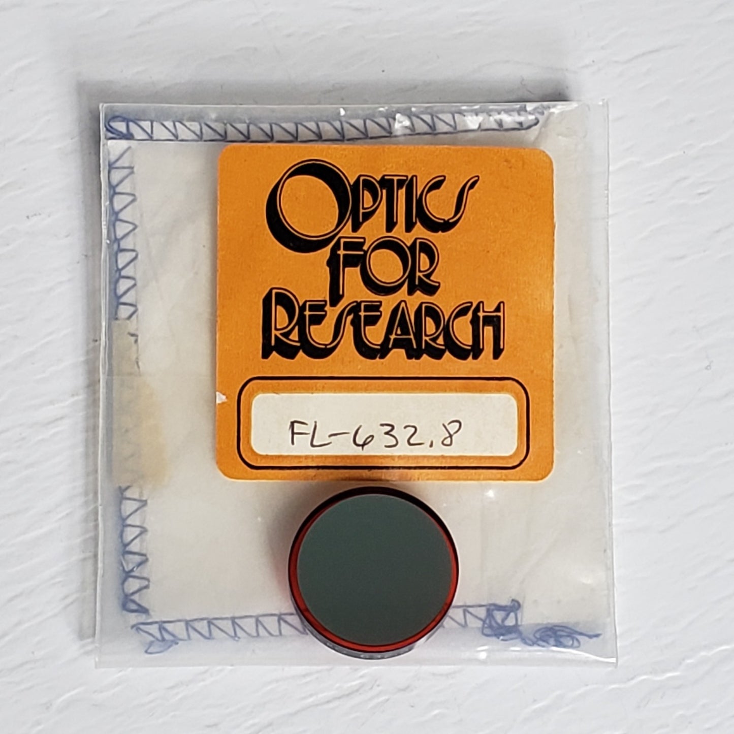 Optics For Research FL-632.8 Micro 25mm Dia Filter Lens For Laser Applications
