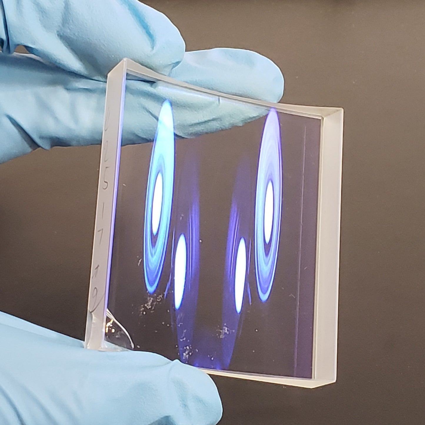 Melles Griot 01CN007/076 Optical Plano Cylindrical Glass COA AR Coating 725-875