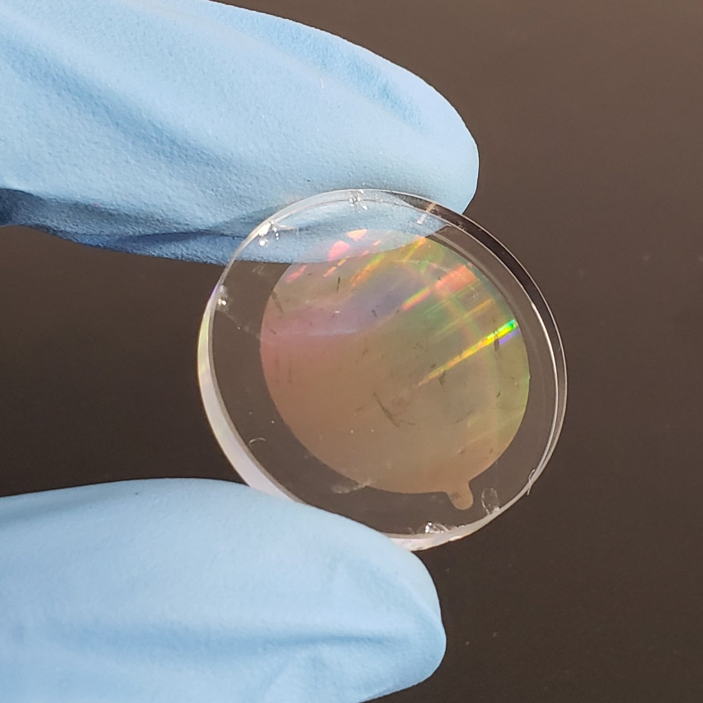 Lasiris Stock Phase Mask 248nm wavelengths 1.06um Period 25.4mm Dia Optical Lens