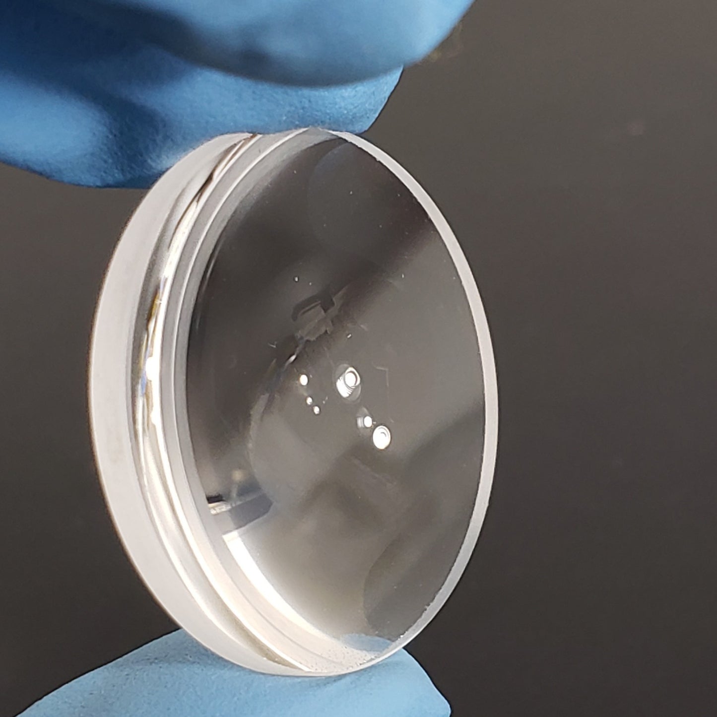 Oriel 4133 UV GRD Thermal Stable Optical Lens Fused Silica 1" dia 38mm FL