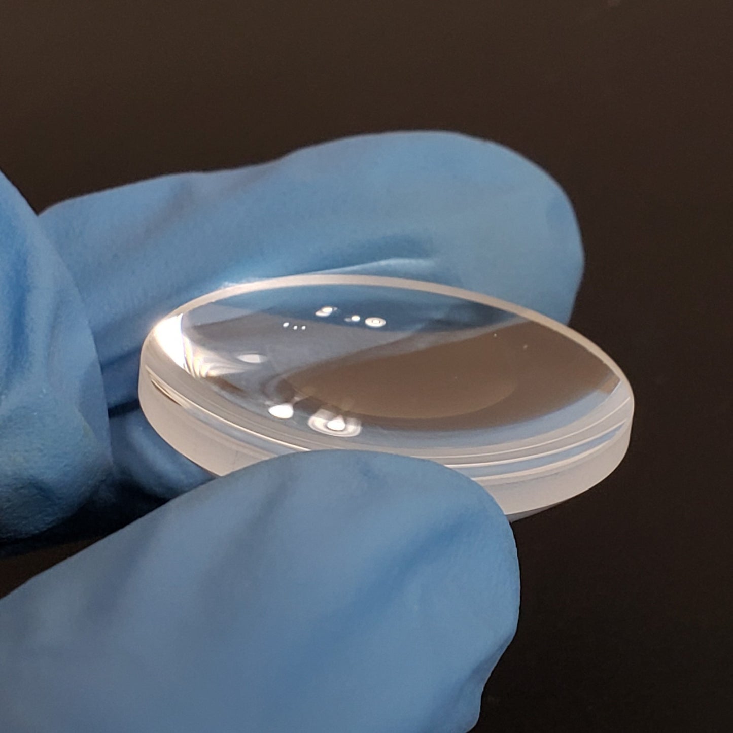 Oriel 4133 UV GRD Thermal Stable Optical Lens Fused Silica 1" dia 38mm FL