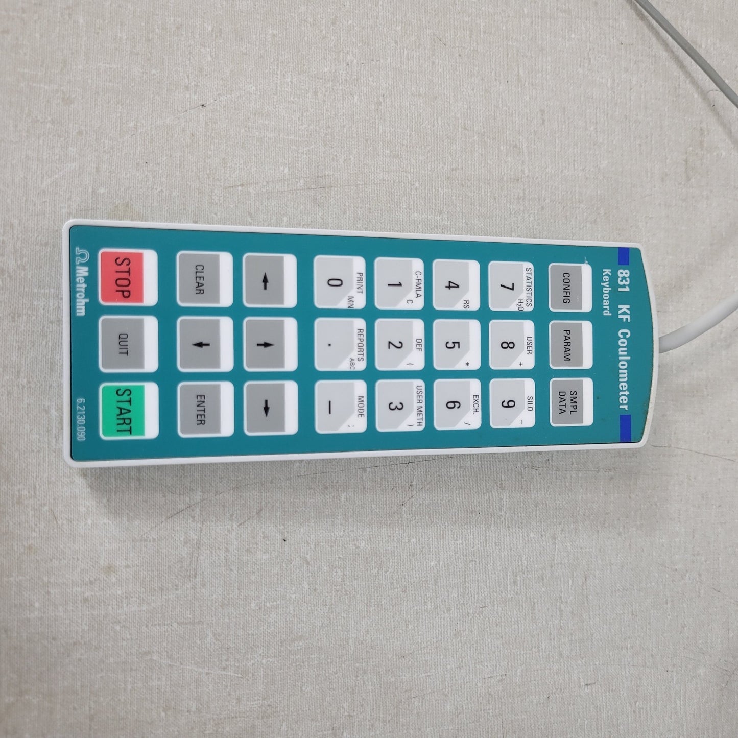 Metrohm 831 KF Coulometer Titration Device and Keyboard w/ 703 Ti Stand