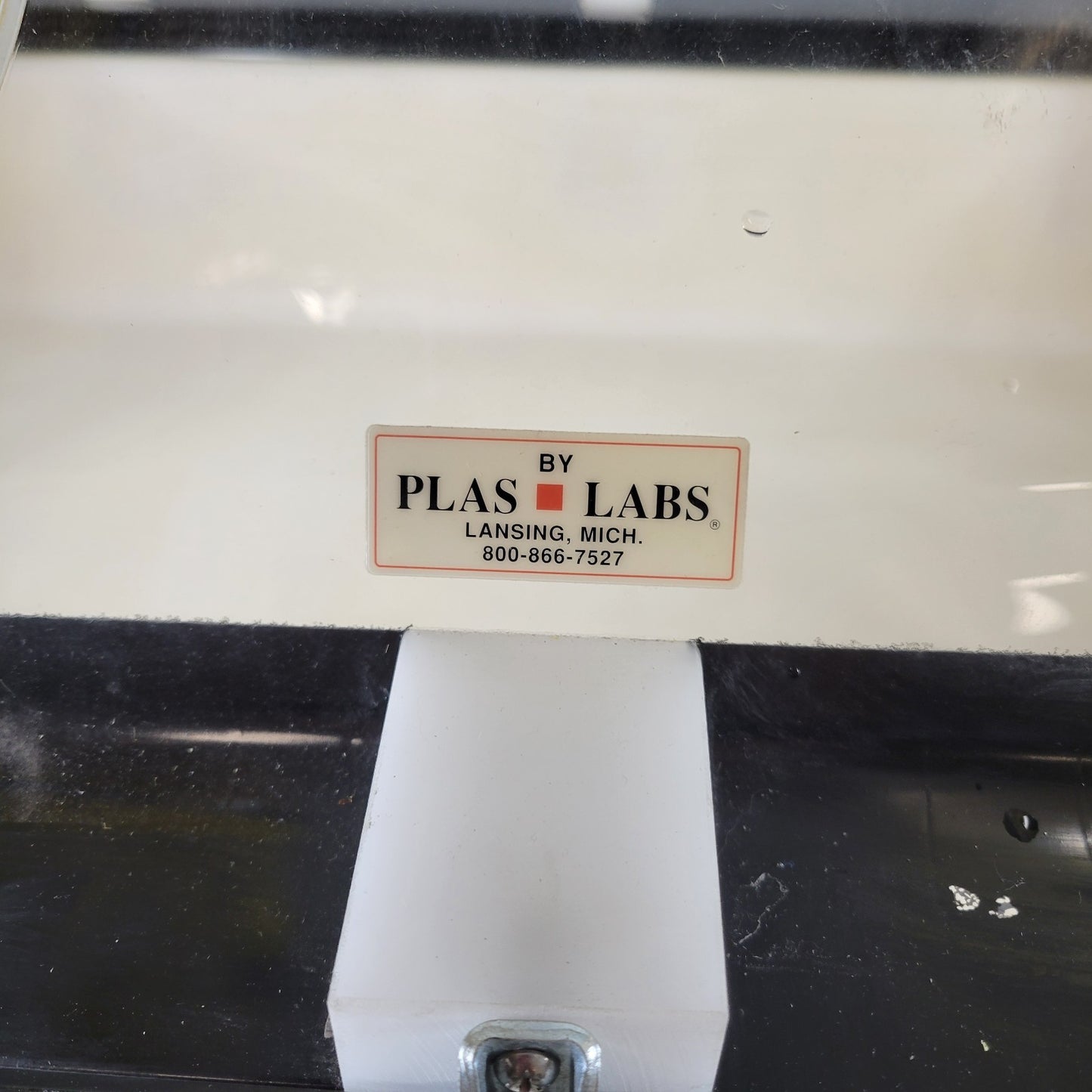 Tested Plas Labs Fisher 818GB Inert Gas Glovebox Positive Pressure and Vacuum