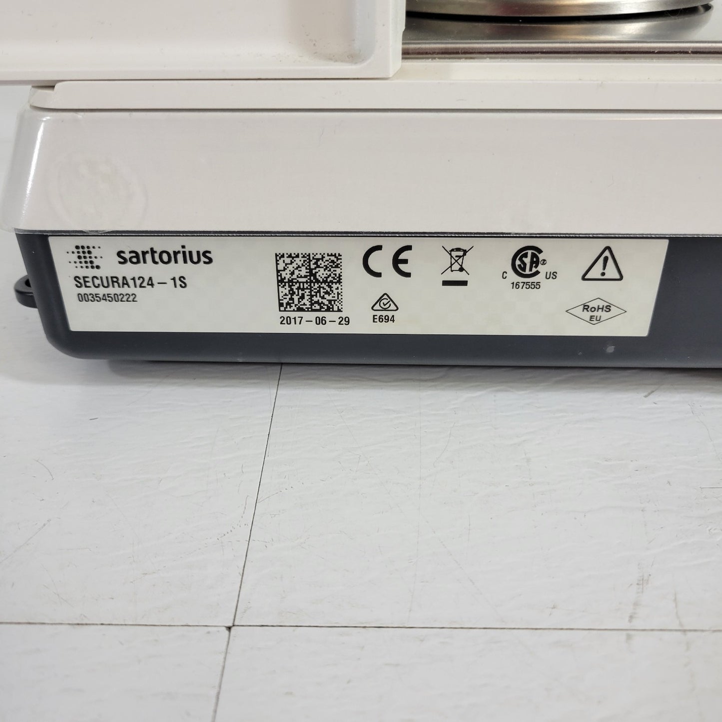 TESTED WORKS Sartorius Secura 124 1S Balance High Precision Laboratory Scale