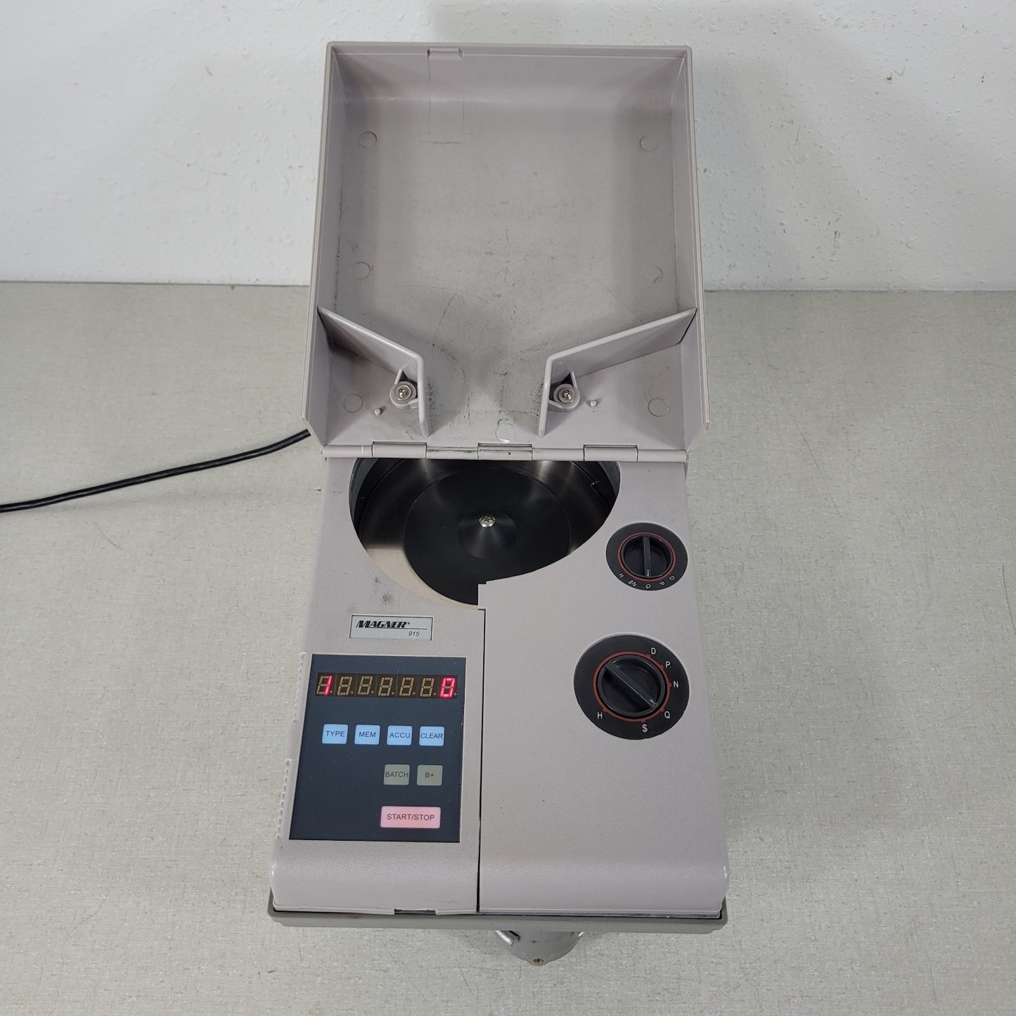 Magner 915 Automatic Coin Counter Batch Processing for US Currency Quarter Dime
