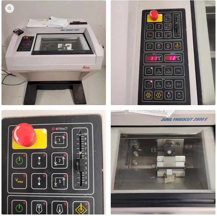TESTED Vintage Leica Jung Frigocut 2800E Cryostat Main Digital Control Panel