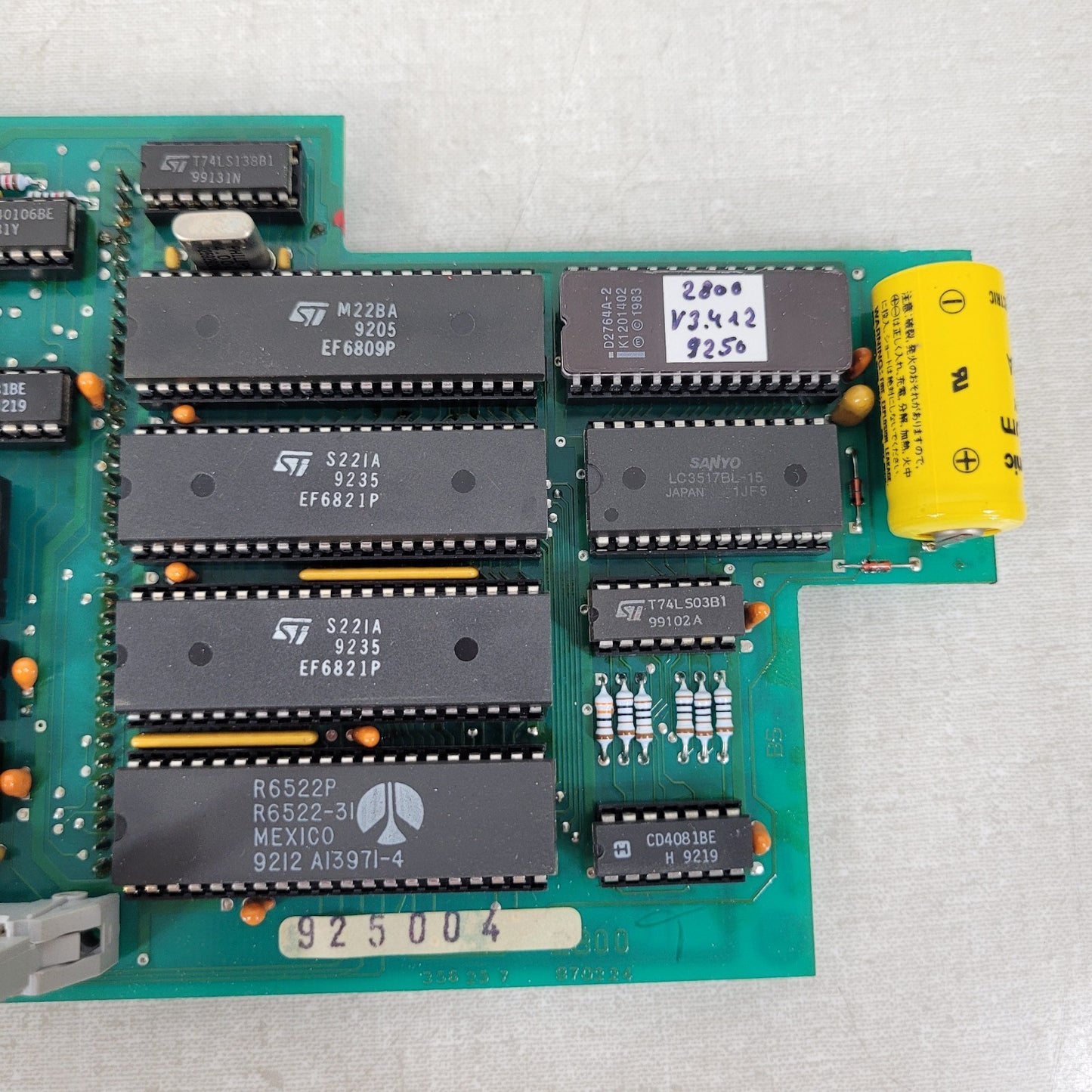 Leica Jung Frigocut 2800E Cryostat Main Control Panel Circut Board PCB ST S221A