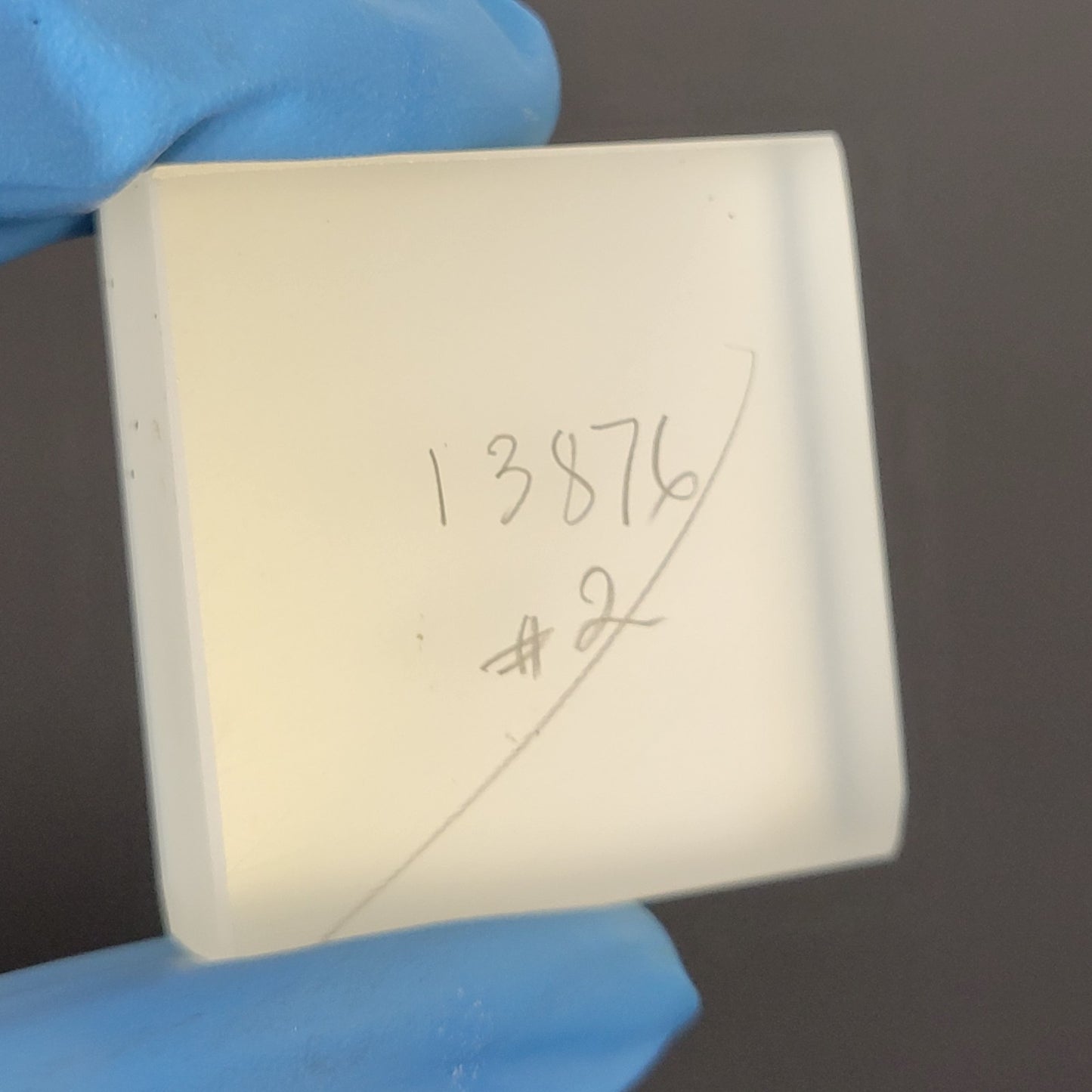 Melles Griot 13876 #2 38mm Square Optical Laser Dielectric Mirror 1mm Thick