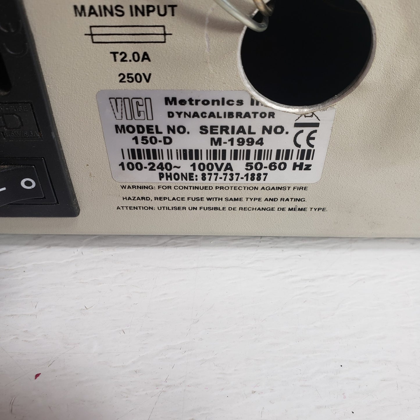 TESTED Vici Metronics Dynacalibrator 150-D Permeation Chamber Gas Chromatography