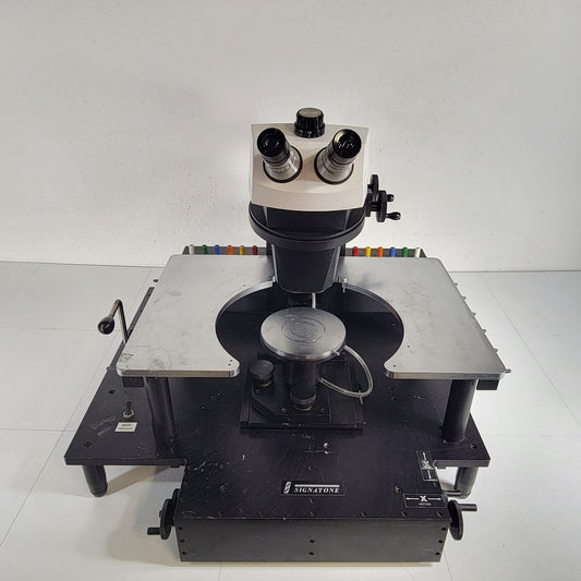 Signatone S-1150A Probe Station Baush & Lomb StereoZoom 7 Wafer Vacuum