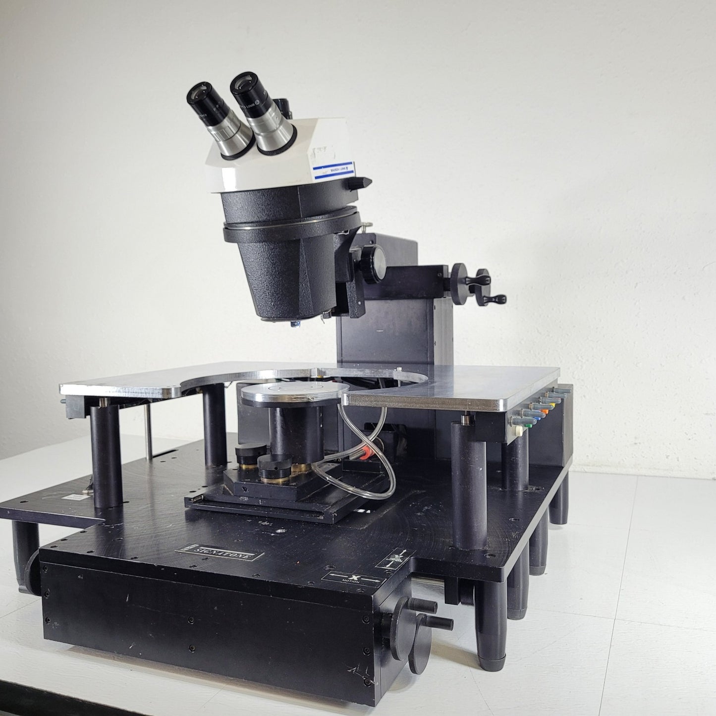 Signatone S-1150A Probe Station Baush & Lomb StereoZoom 7 Wafer Vacuum