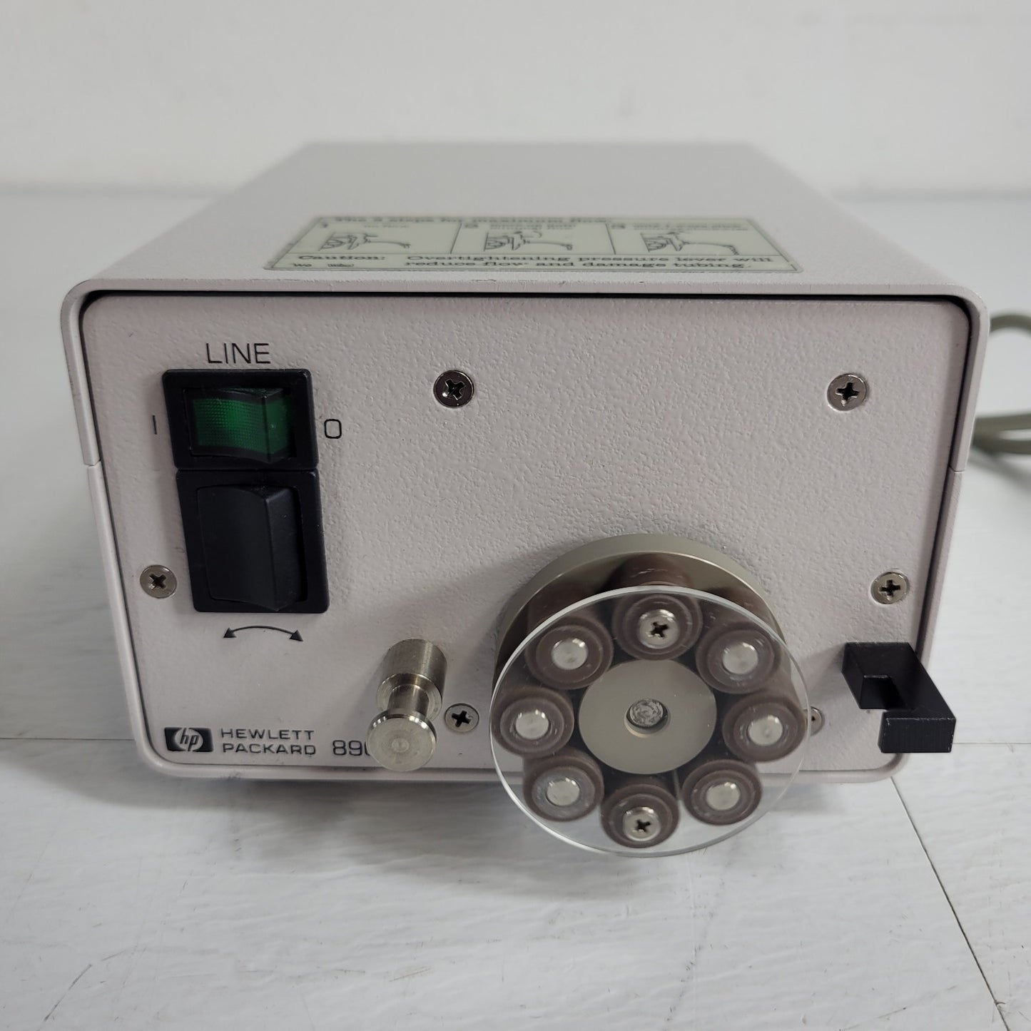 Hewlett Packard HP 89052B Peristaltic Pump Flow Rate Up To 10 ml/min 100-120V