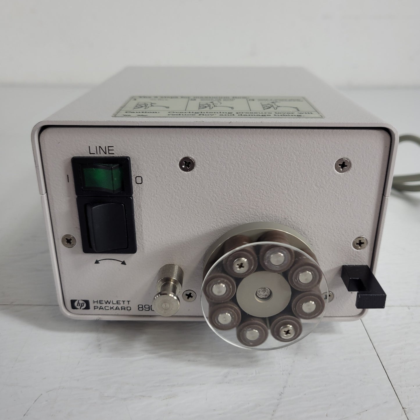 Hewlett Packard HP 89052B Peristaltic Pump Flow Rate Up To 10 ml/min 100-120V