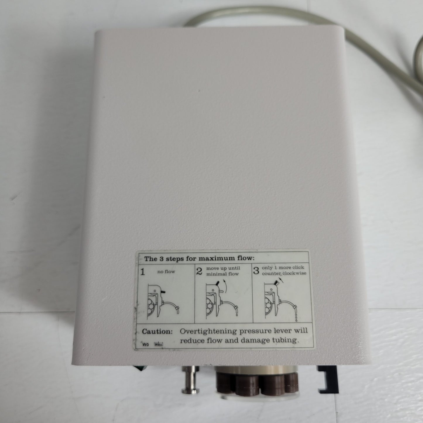 Hewlett Packard HP 89052B Peristaltic Pump Flow Rate Up To 10 ml/min 100-120V