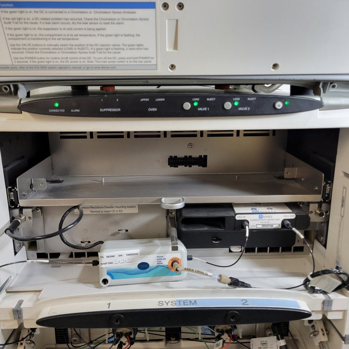 Dionex Thermo Ion Chromatography ICS-3000 AS VWD DC Chromeleon 6 Software + PC
