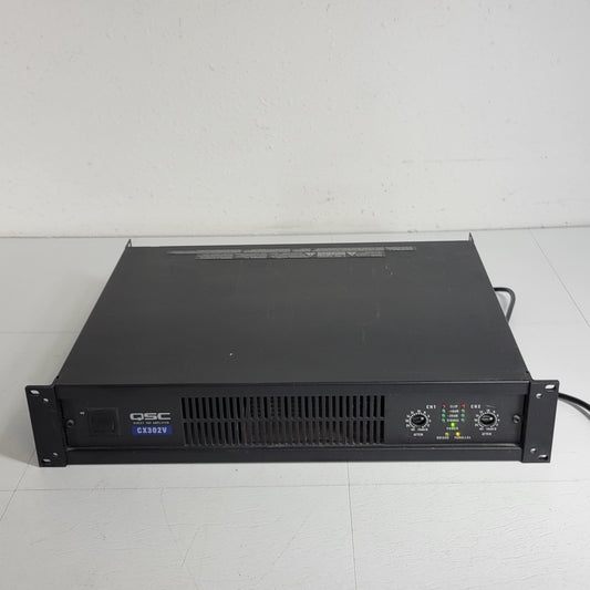 QSC CX602V 2-Channel Professional Power Direct 70V Amplifier 400W Powerwave Tech