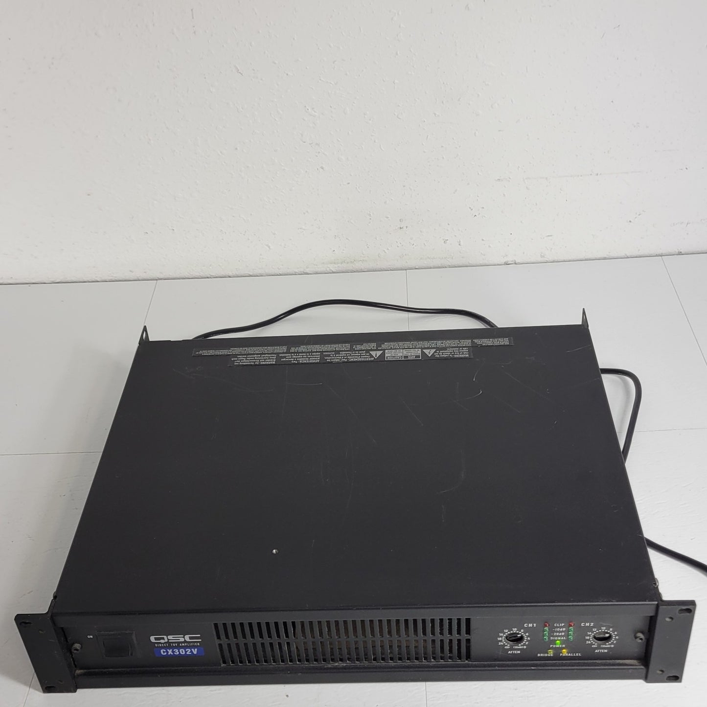 QSC CX602V 2-Channel Professional Power Direct 70V Amplifier 400W Powerwave Tech